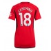 Cheap Manchester United Casemiro #18 Home Football Shirt Women 2023-24 Short Sleeve